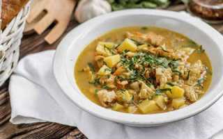 Как приготовить перловый суп с шампиньонами