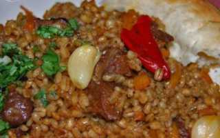 Как приготовить перловку с мясом в духовке